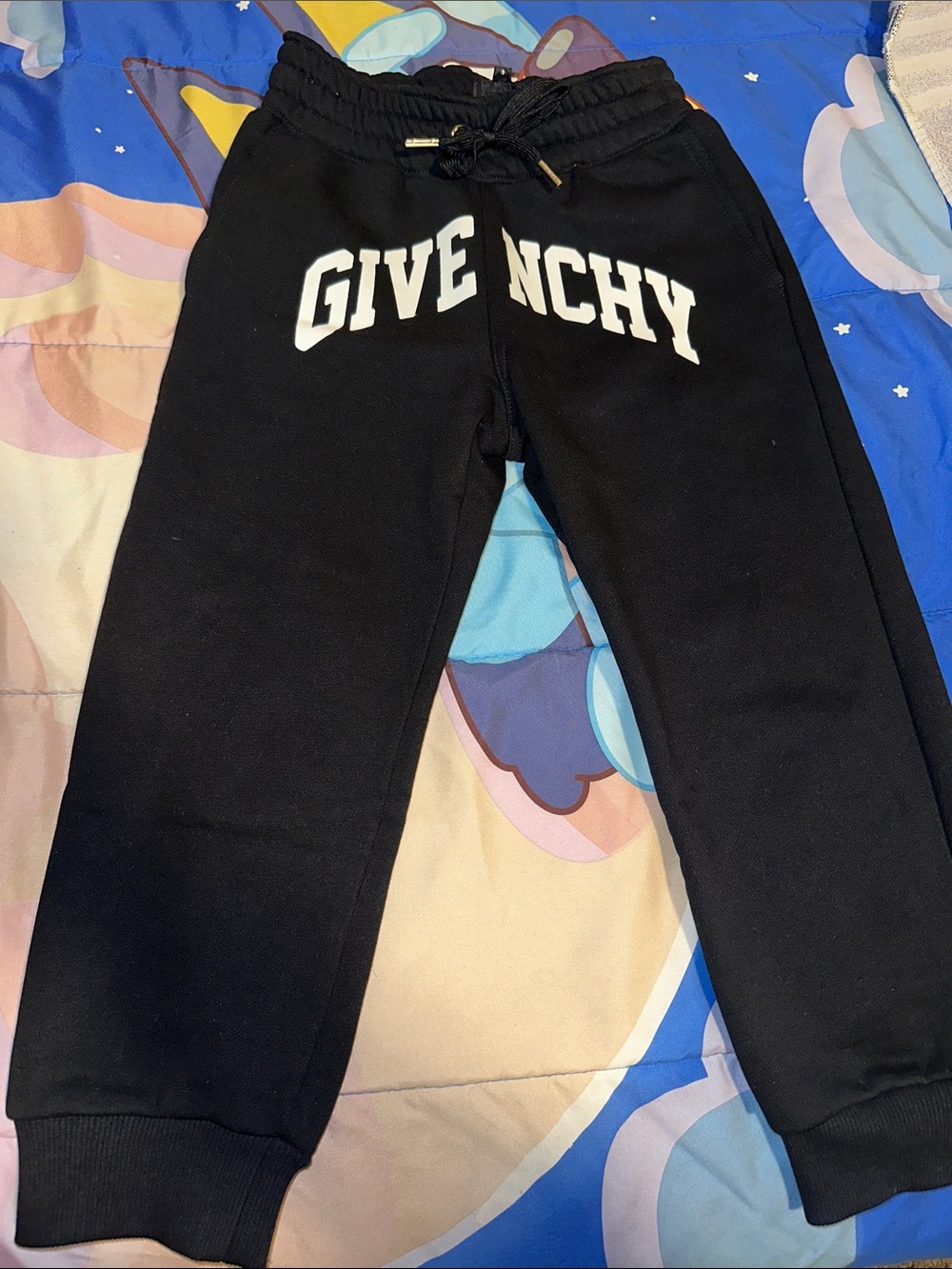 Givenchy Black Logo Cotton Joggers